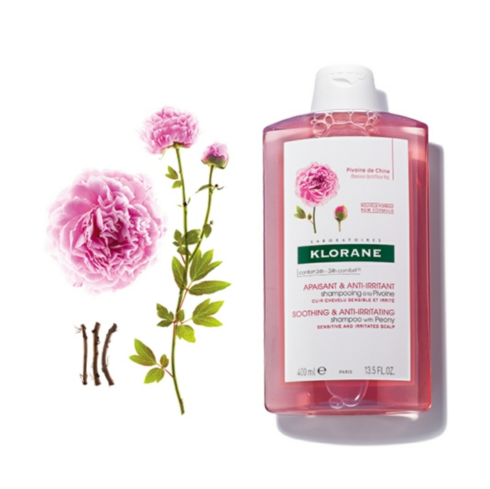 Klorane calming and soothing Poeny shampoo